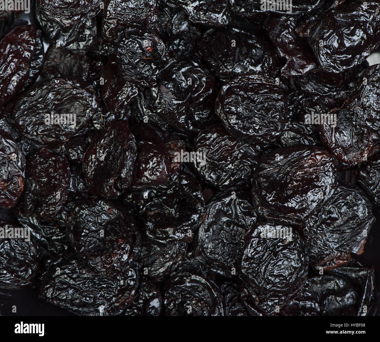 Top view of prunes as background texture Stock Photo - Alamy
