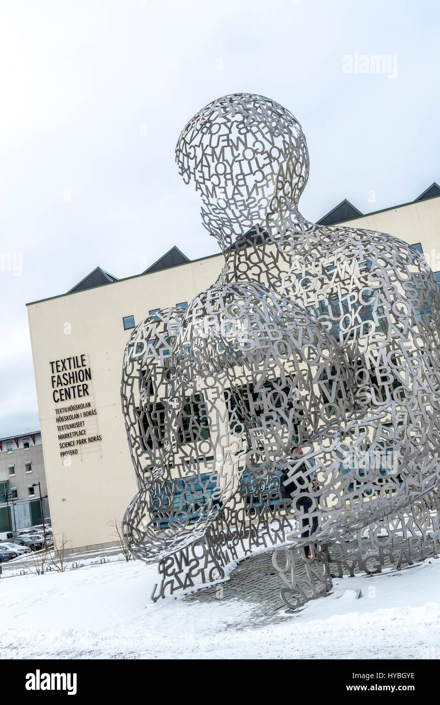 Textile Fashion Center in Boras, Sweden. in the foreground is the giant