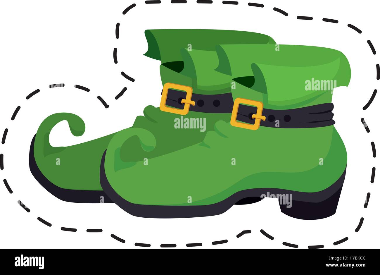 leprechaun boots isolated icon Stock Vector Image &amp; Art - Alamy
