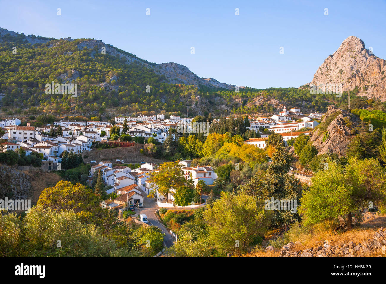 mountain village Grazalema, White Towns of Andalusia, Sierra de Grazalema Natural Park, province