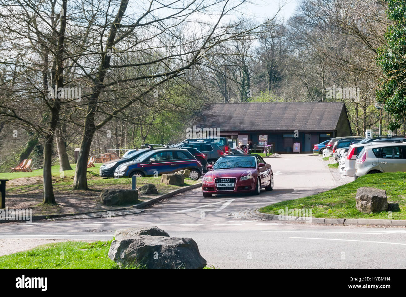 Junction 8 Cafe just off J8 of the M25 motorway, on Reigate Hill, Surrey. Stock Photo