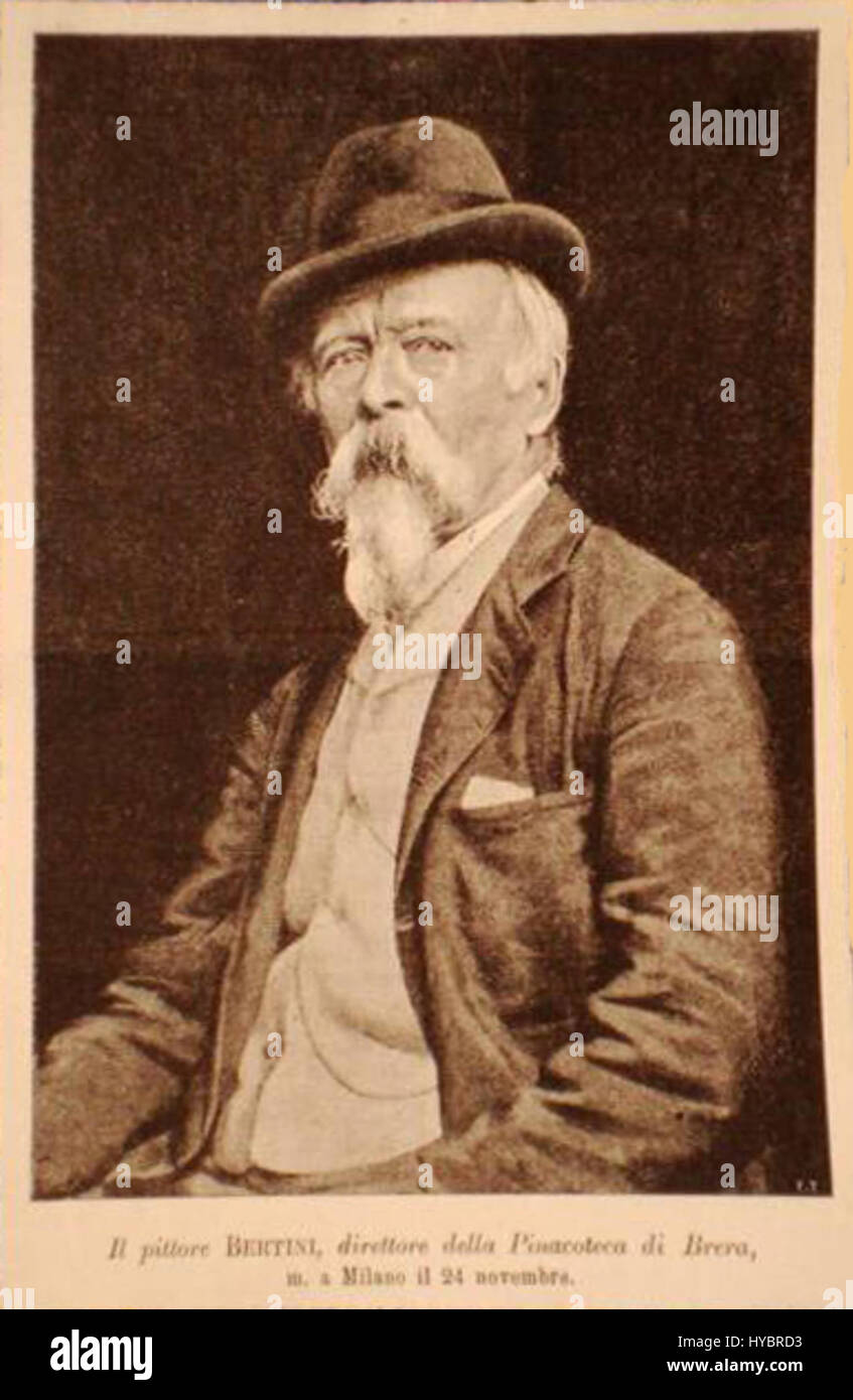 Giuseppe Bertini (pittore Stock Photo Alamy
