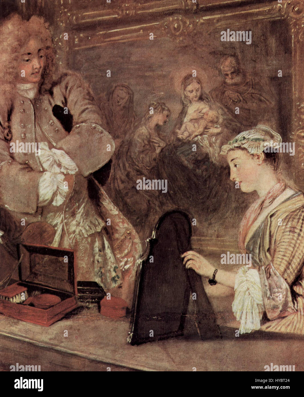 Antoine Watteau was a French Rococo painter, known for his depictions ...