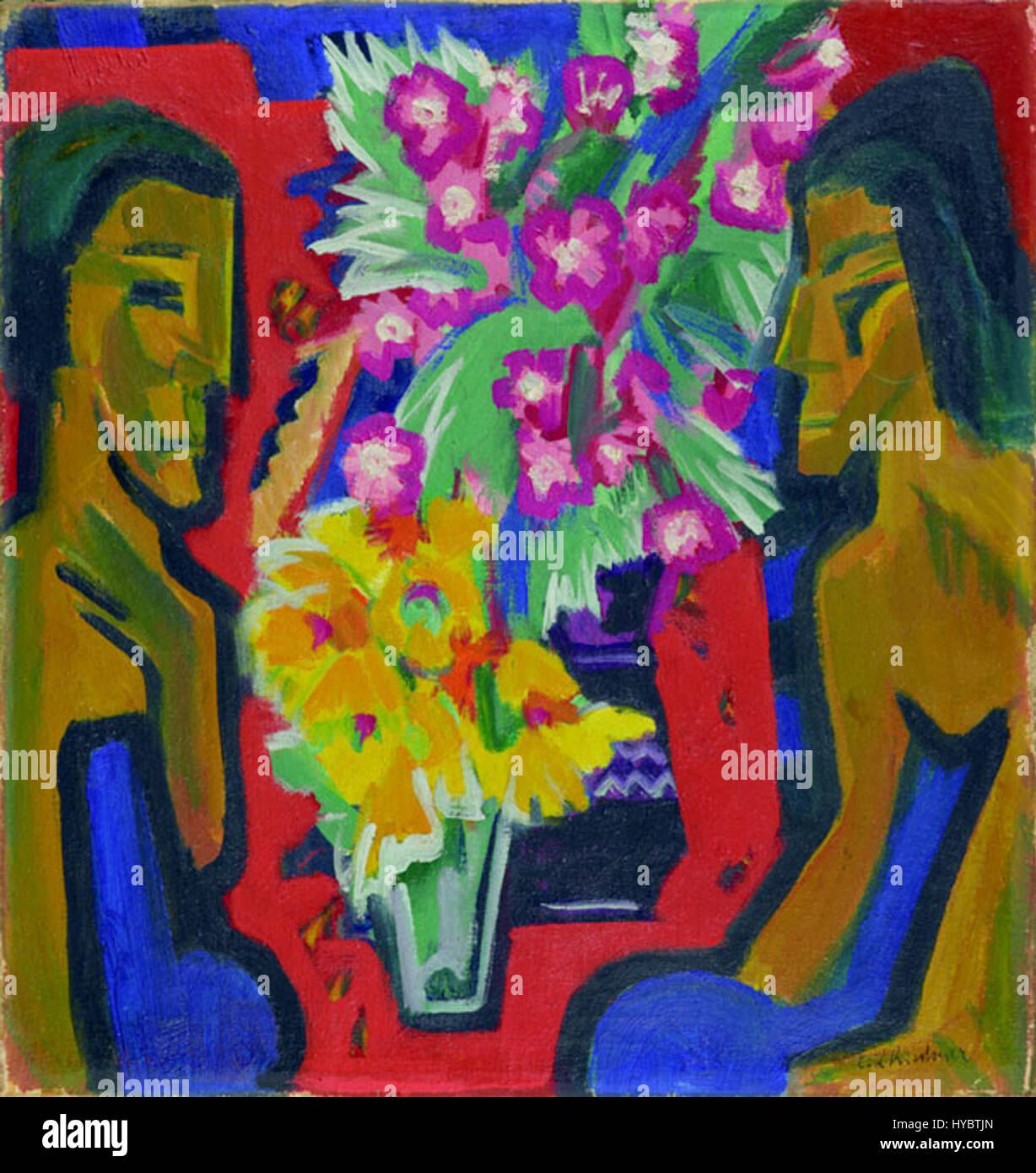 Kirchner, ernst ludwig blumen hi-res stock photography and images