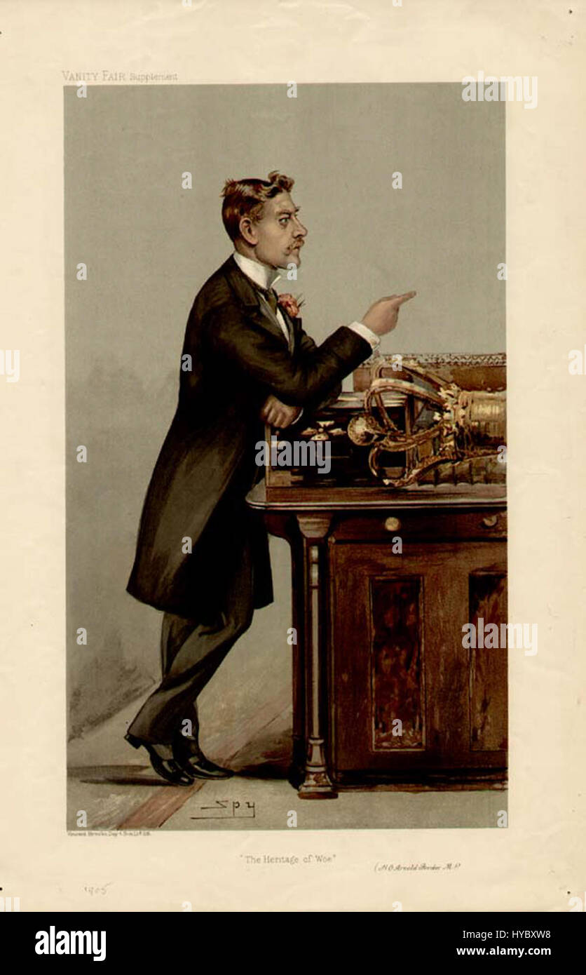 Hugh Oakeley Arnold Forster, Vanity Fair, 1905 08 24, full page Stock Photo