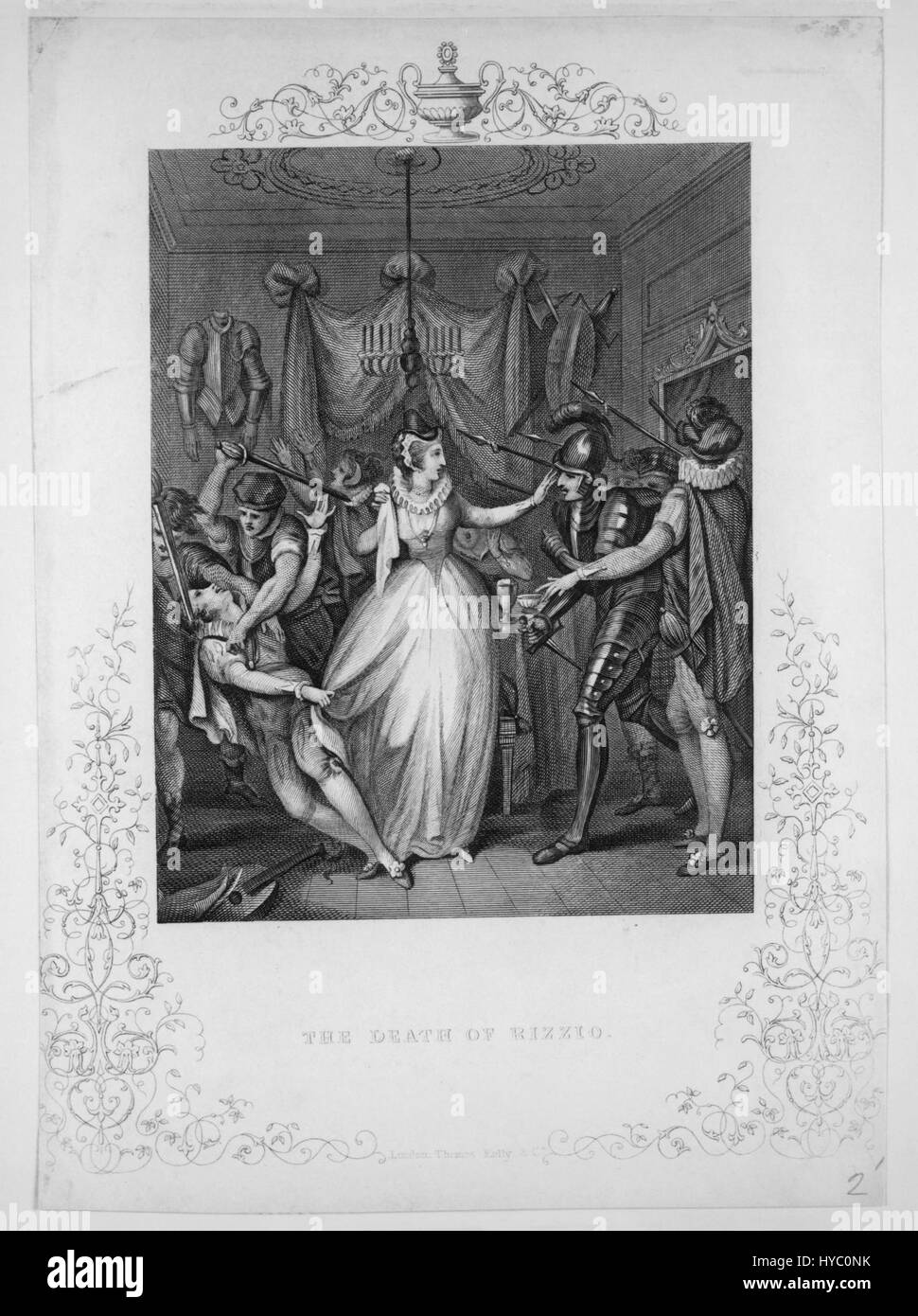 The Death of Rizzio (David Riccio (Rizzio); Mary, Queen of Scots) from NPG Stock Photo
