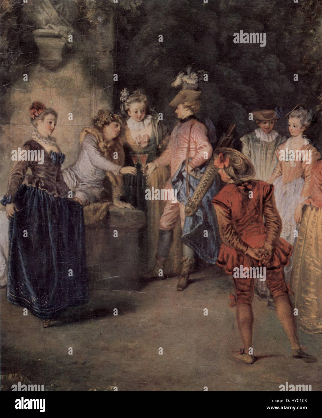 Antoine Watteau, a French Rococo painter, is known for his soft, pastel ...