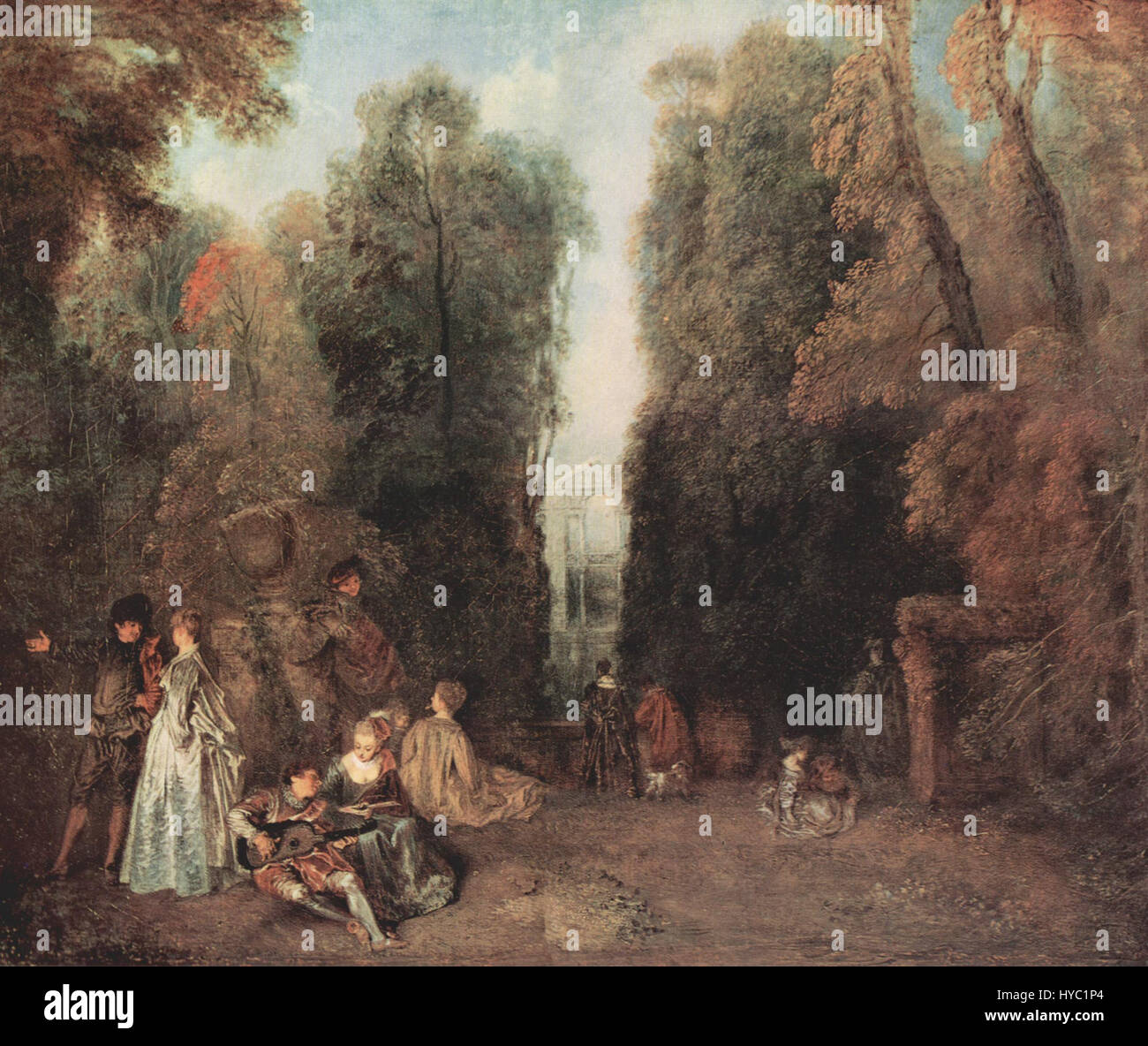 Antoine Watteau was a French Rococo painter known for his depiction of ...