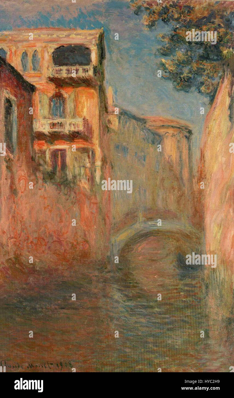 Claude Monet   The Rio della Salute Stock Photo