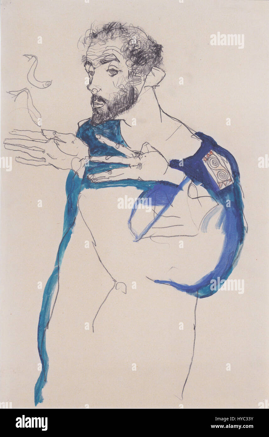 Gustav klimt and egon schiele hi-res stock photography and