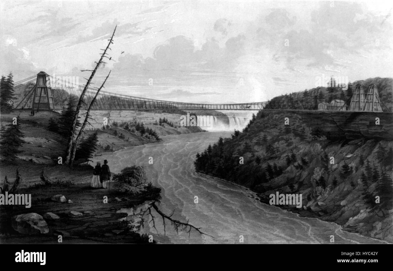 Niagara falls suspension bridge hires stock photography and images Alamy