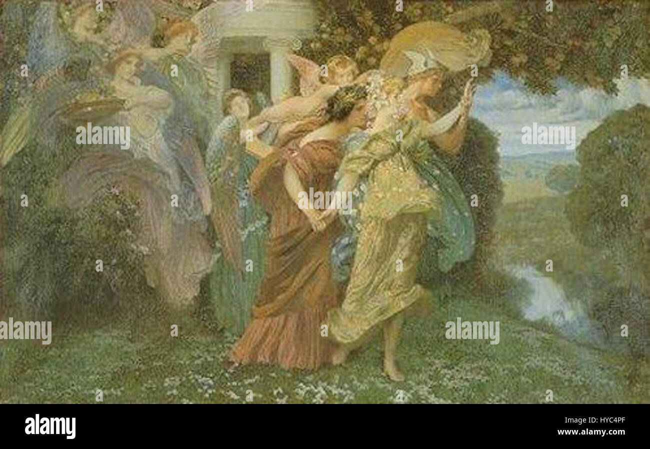 Henry Siddons Mowbray   The Marriage of Persephone Stock Photo
