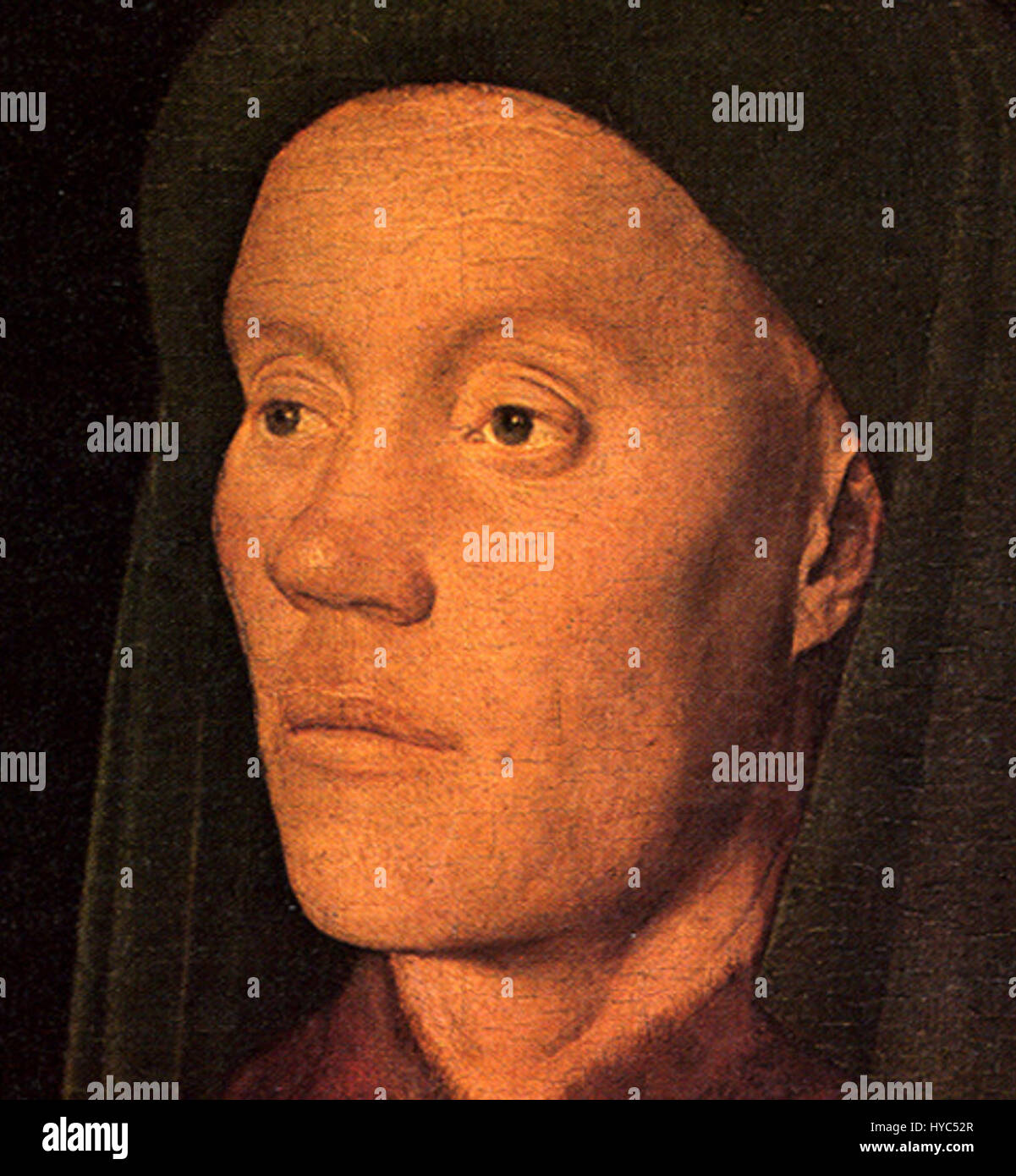 Jan van Eyck 092 detail 03 Stock Photo Alamy