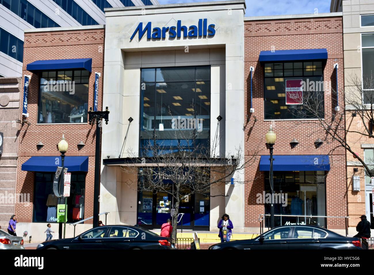 Marshalls storefront Stock Photo