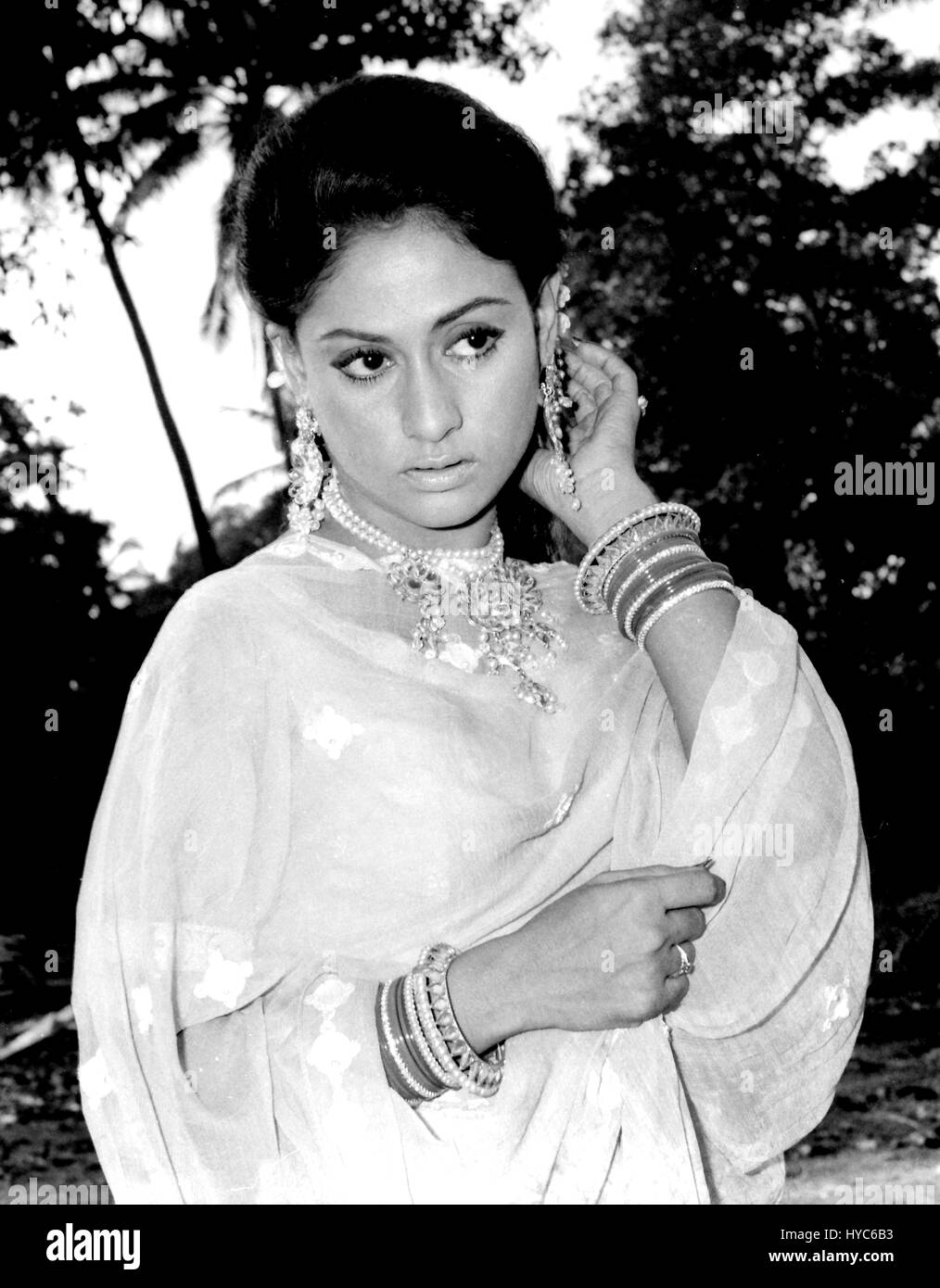 Jaya Bhaduri Bachchan, Indian vintage 1900s bollywood actress, mumbai, maharashtra, india, asia Stock Photo