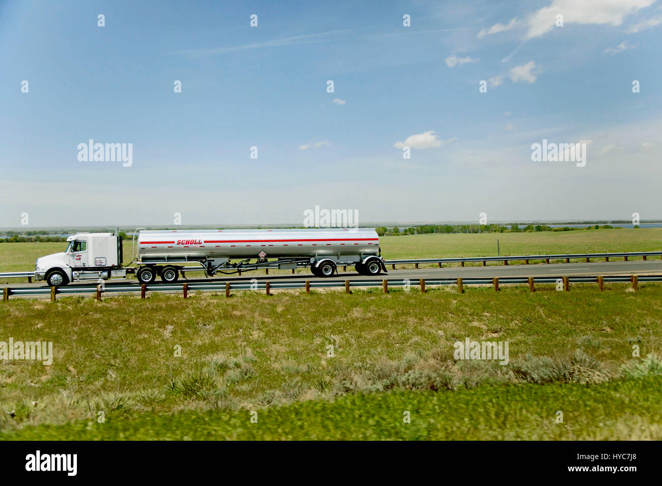 truck on road, united states of america Stock Photo
