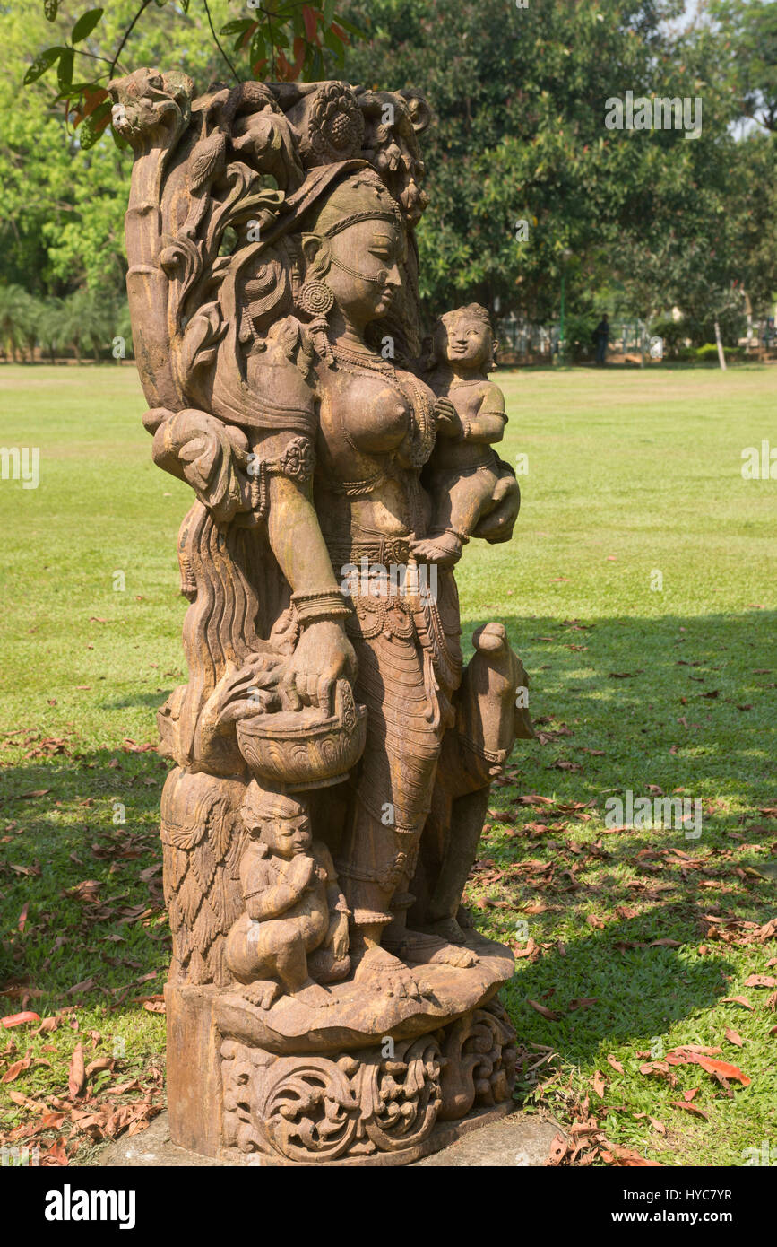 Sculpture, Indira Gandhi Park, Bhubaneswar, Orissa, Asia, India Stock Photo