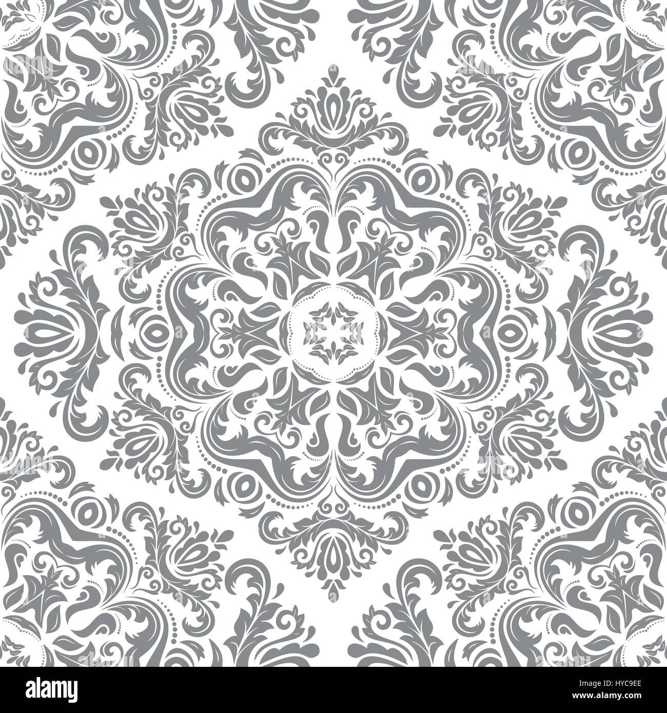 Damask Seamless Vector Background Stock Vector Image & Art - Alamy