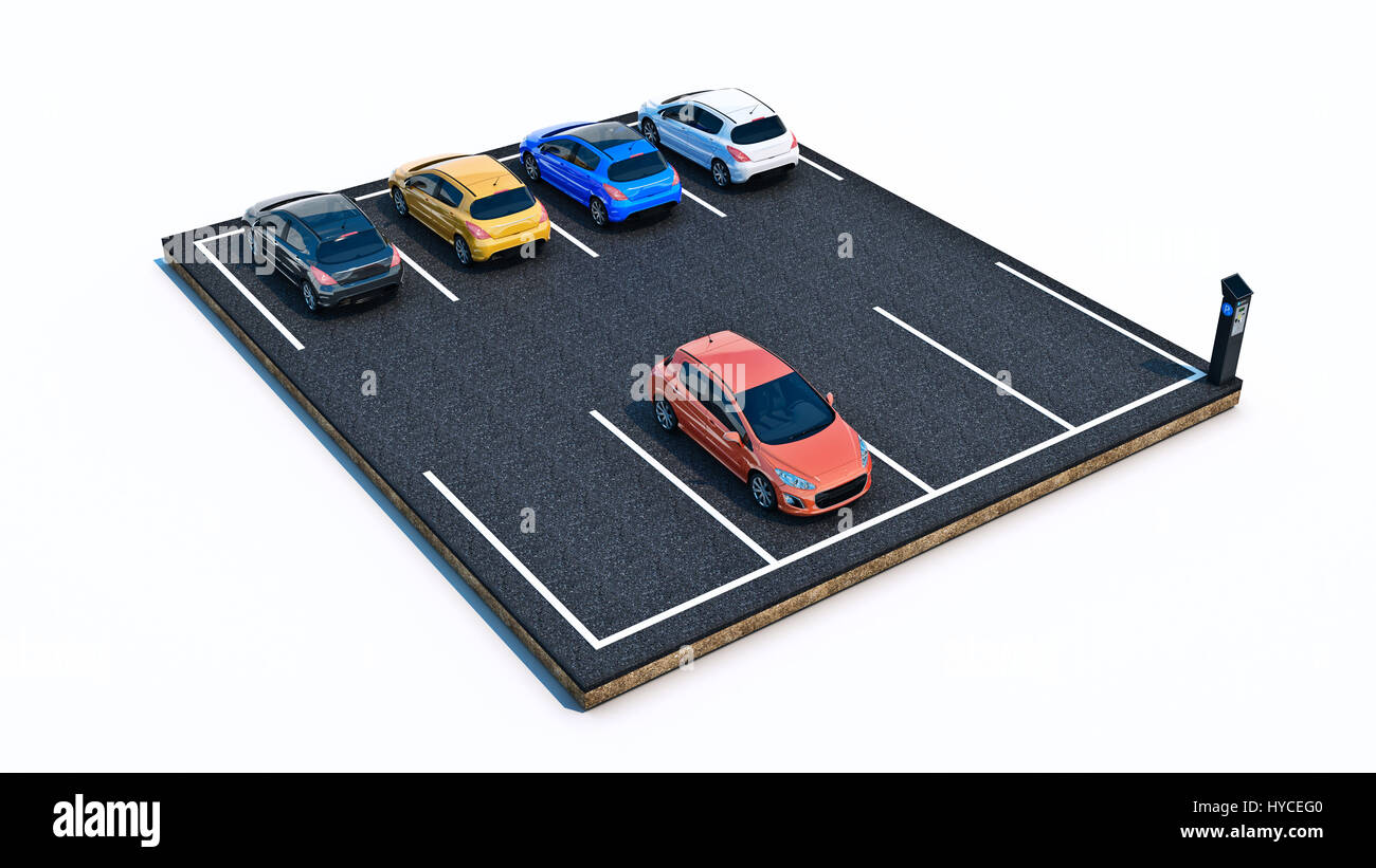 Lot of cars Cut Out Stock Images & Pictures - Alamy