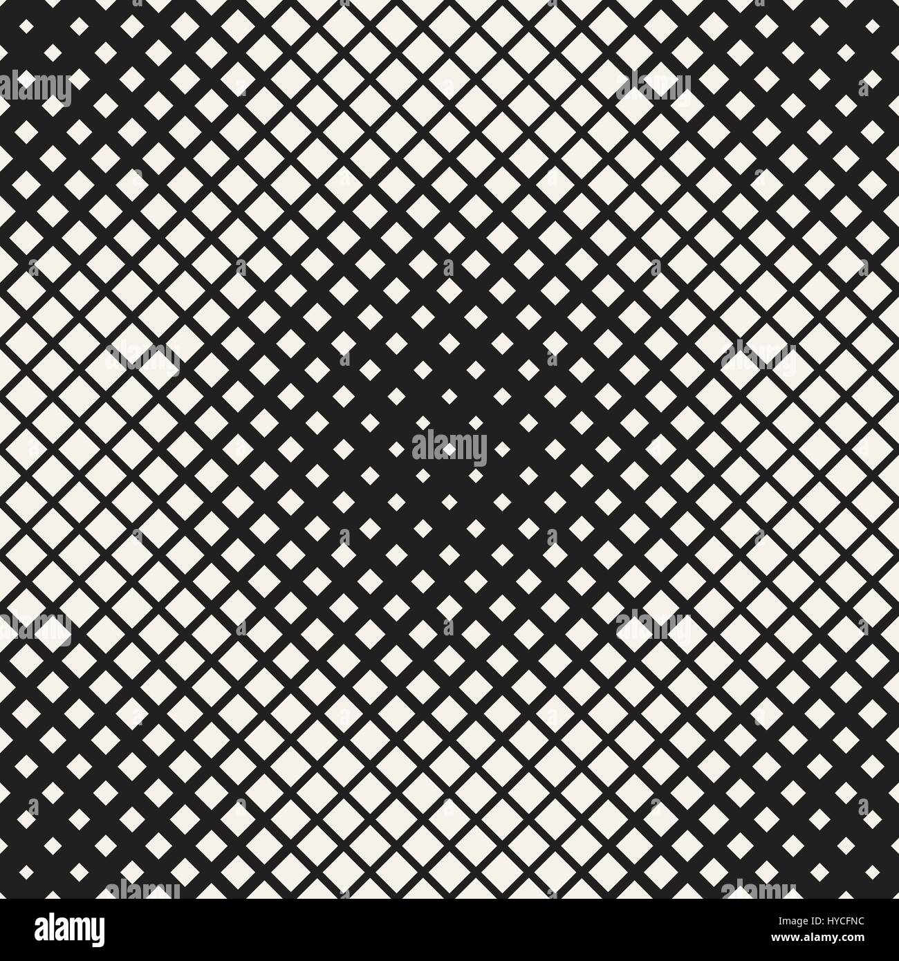 Repeating Shape Halftone. Modern Geometric Lattice Texture. Vector