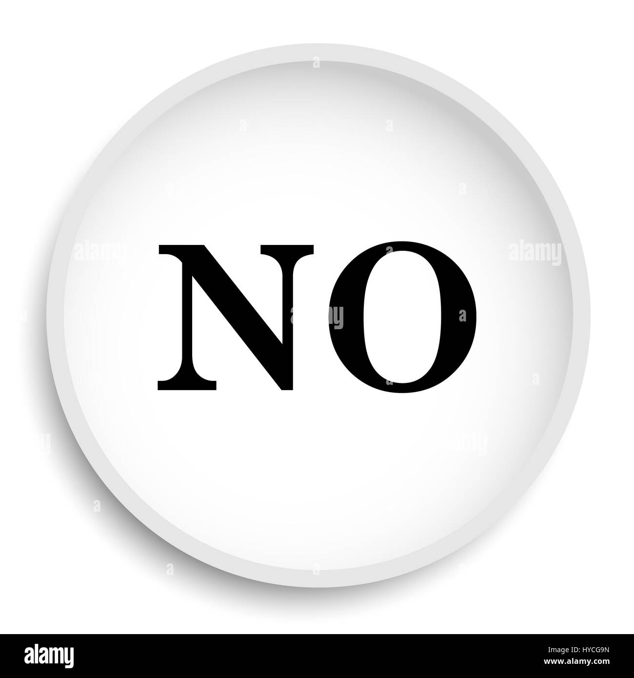 No icon. No website button on white background Stock Photo - Alamy