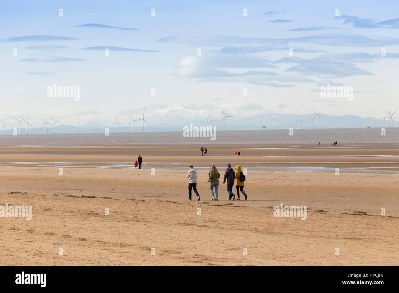 Formby Beach near Liverpool , England Stock Photo Alamy