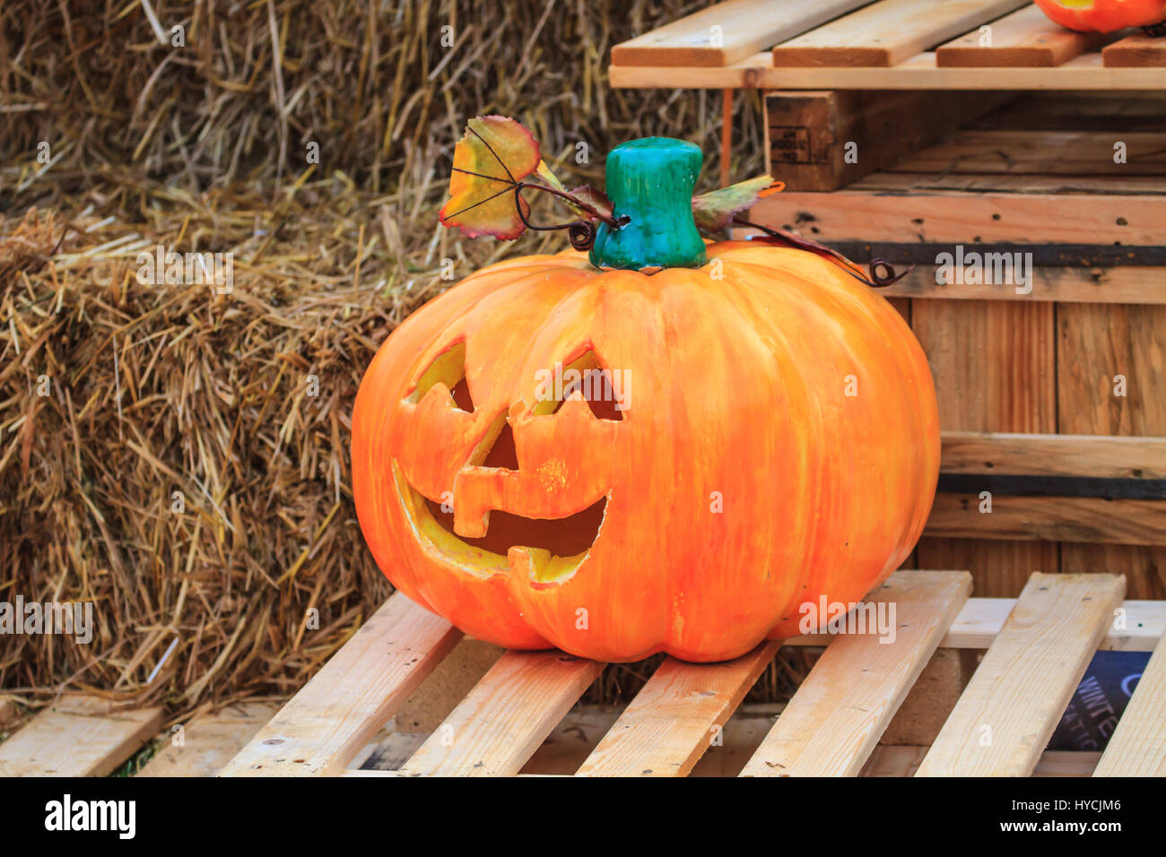 Halloween pumpkin on background, can be used as background Stock Photo ...