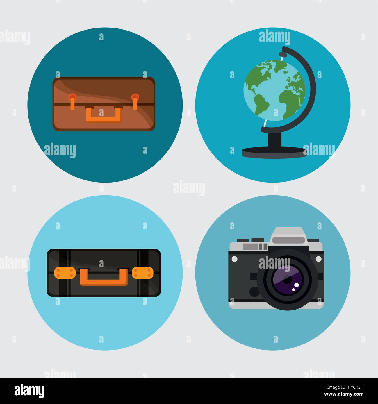 set equipment travel vacation Stock Vector Image & Art - Alamy