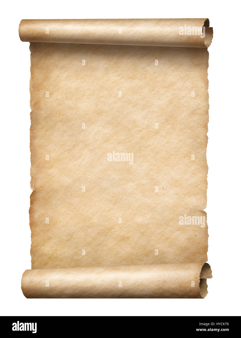 https://c8.alamy.com/comp/HYCK76/old-paper-manusript-scroll-isolated-on-white-vertically-oriented-HYCK76.jpg