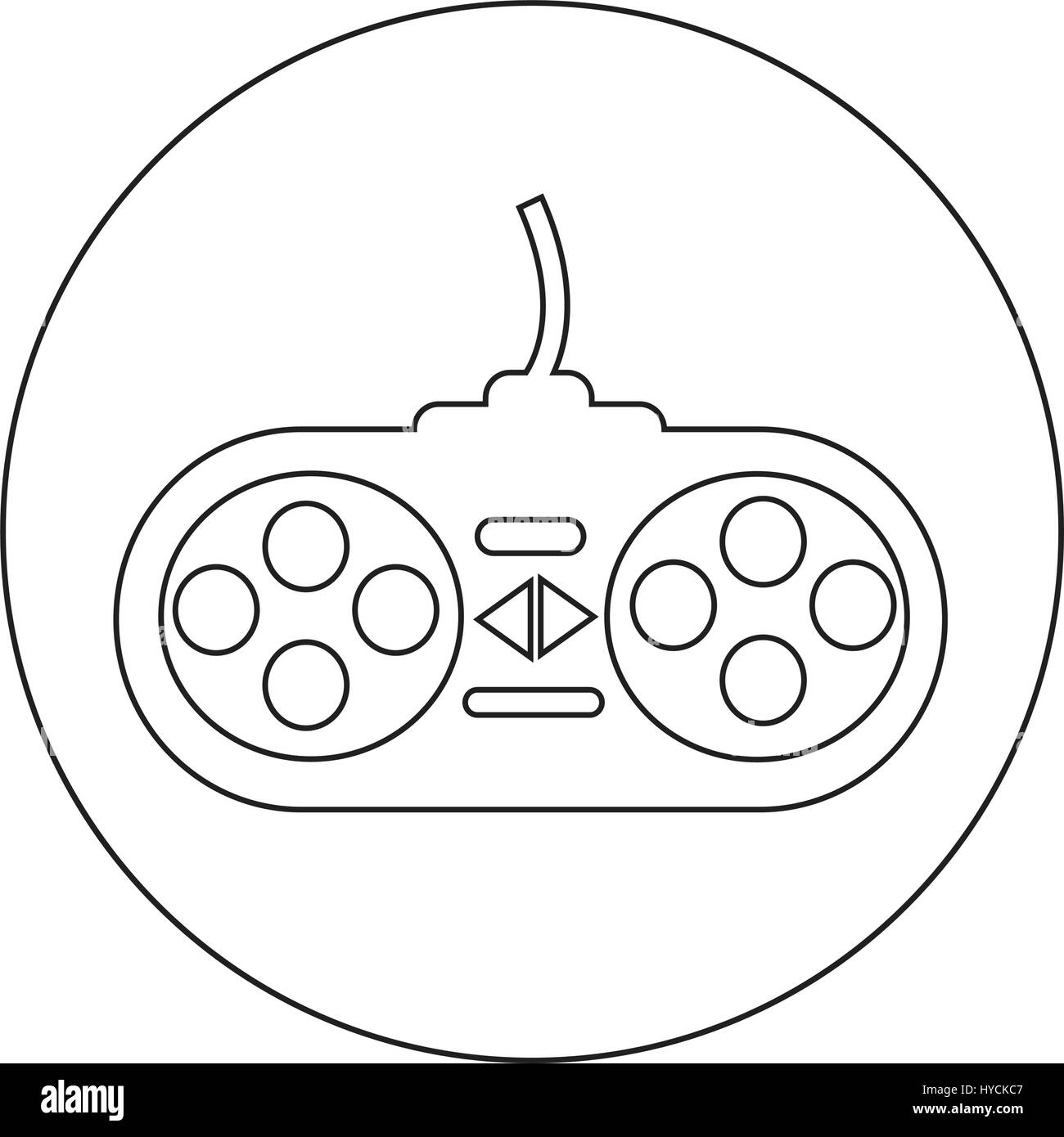 game controller icon illustration design Stock Vector Image & Art - Alamy