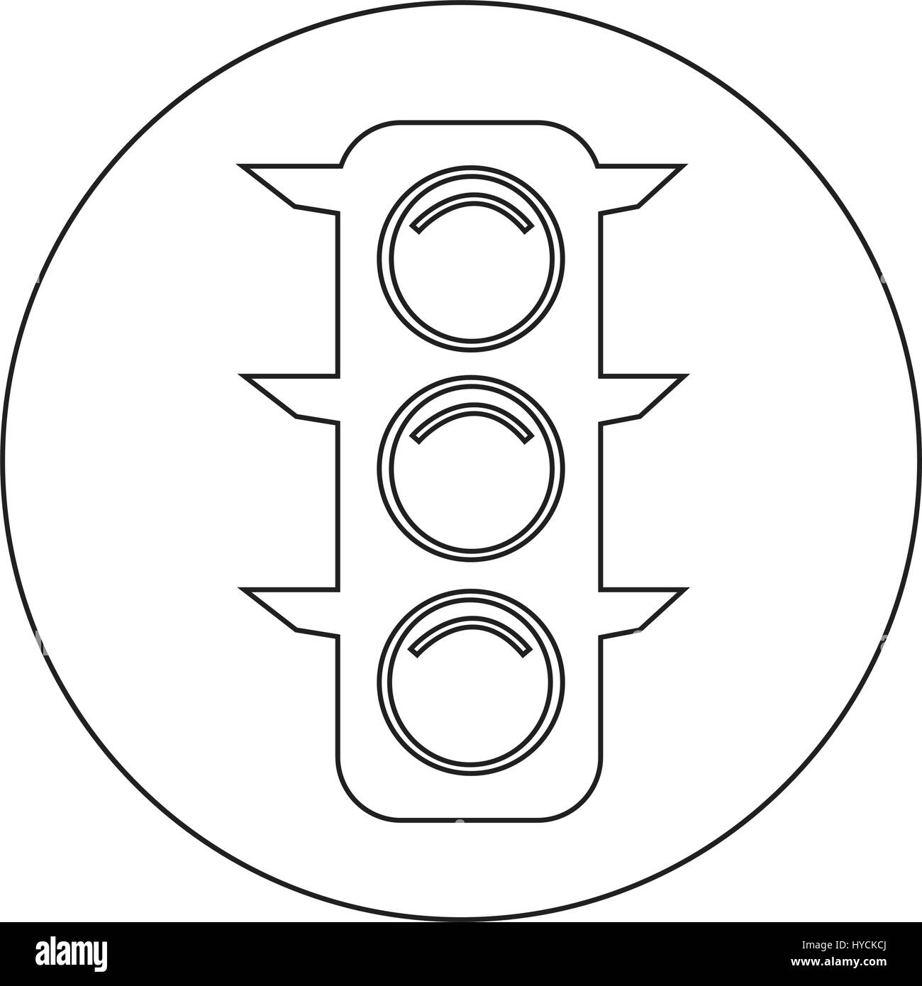 Traffic lights icon illustration design Stock Vector Image & Art - Alamy