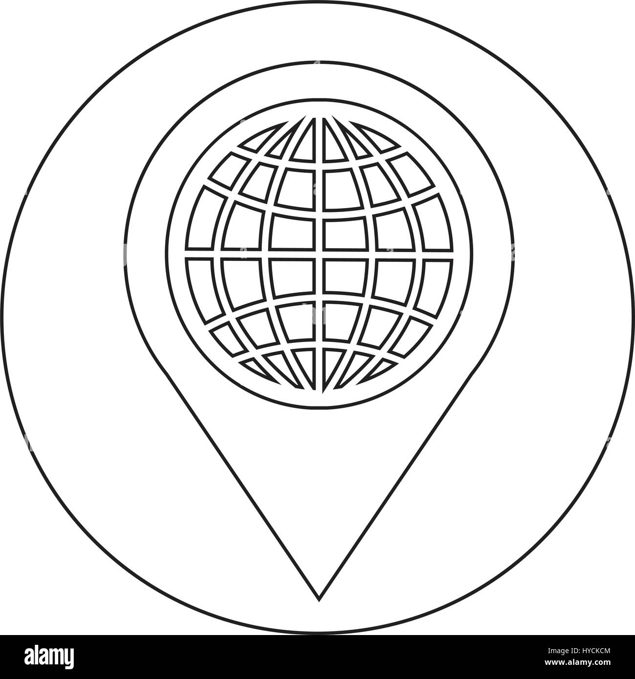 Map pointer icon illustration design Stock Vector Image & Art - Alamy