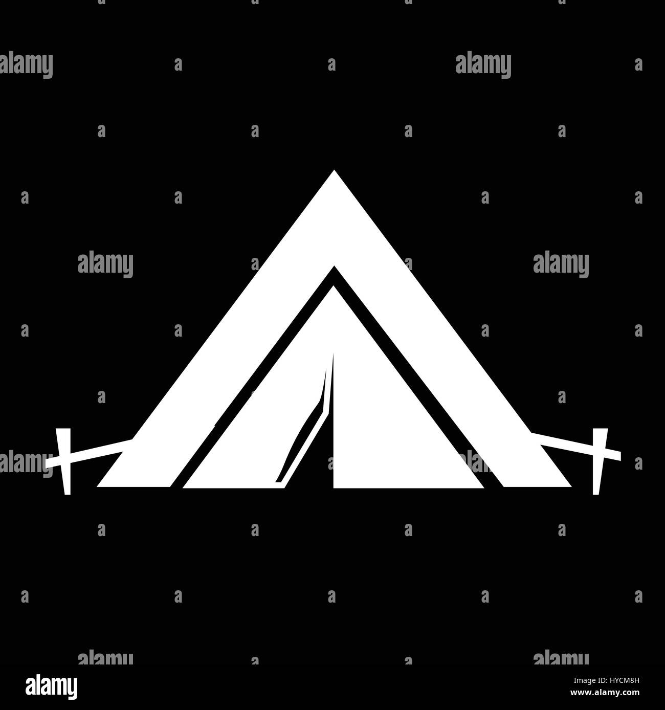 Tourist tent icon illustration design Stock Vector Image & Art - Alamy