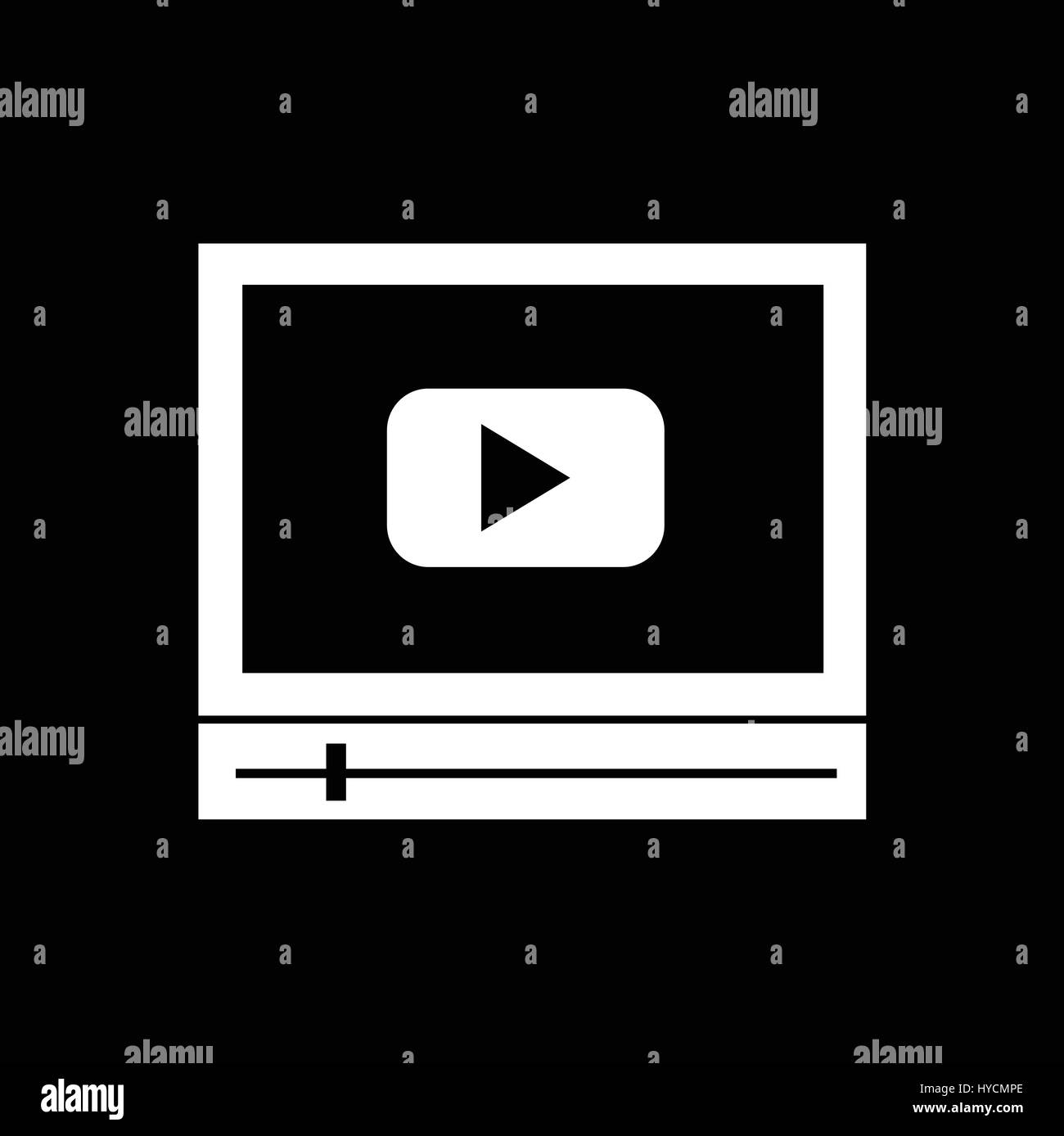 video player icon illustration design Stock Vector Image & Art - Alamy