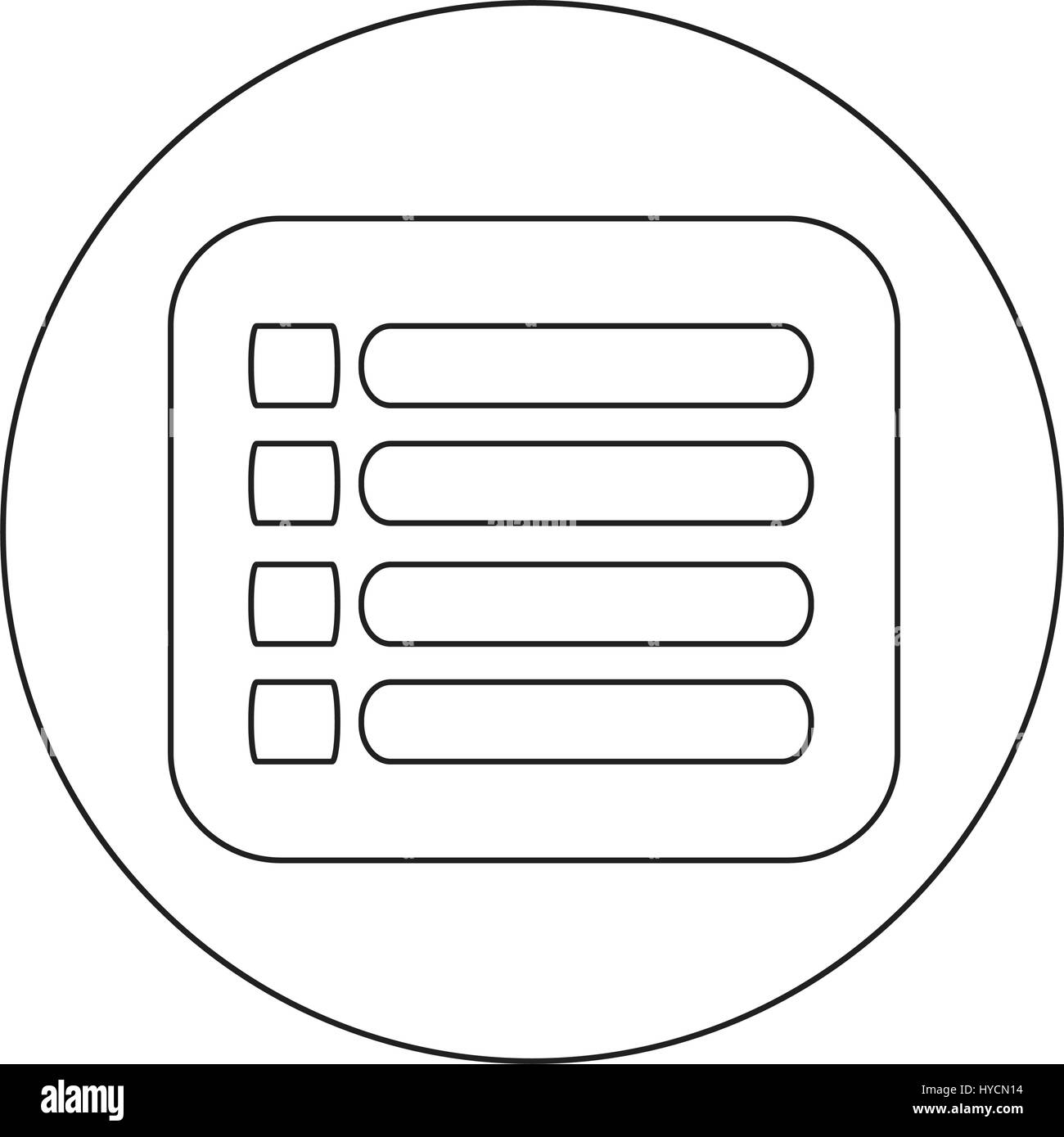 Expand menu icon vector vectors Black and White Stock Photos & Images ...