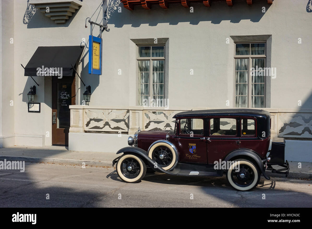 Classic Car belonging to Casa Monica Hotel, St Augustine, Florida Stock Photo