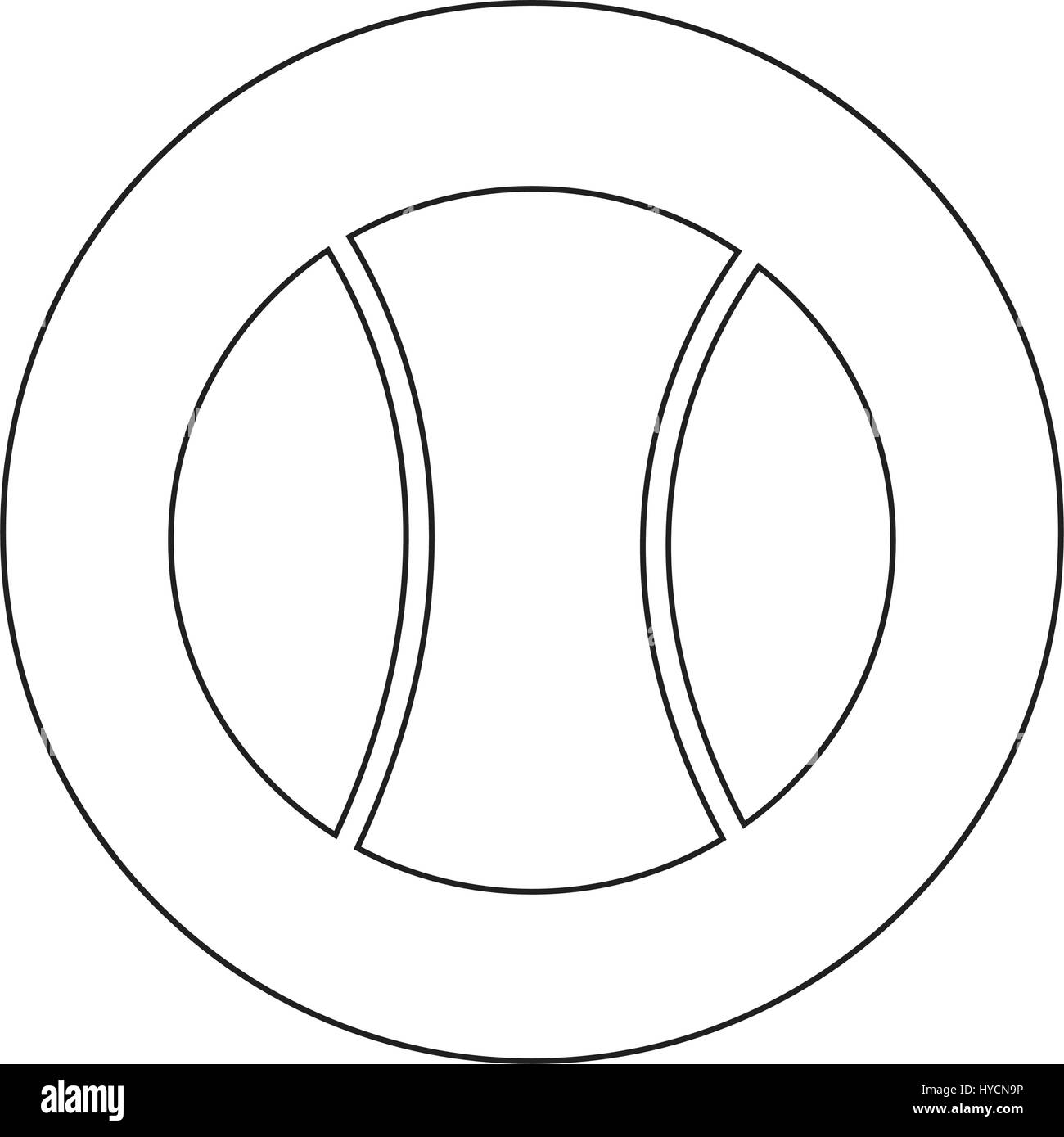 Tennis Ball Icon illustration design Stock Vector Image & Art - Alamy
