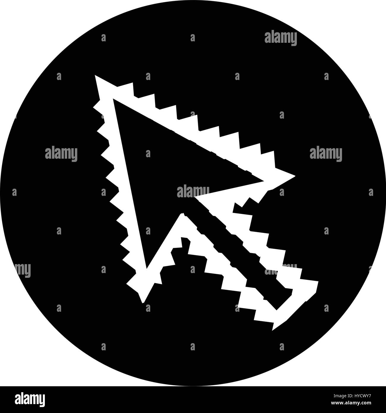 Arrow cursor Icon illustration design Stock Vector Image & Art - Alamy