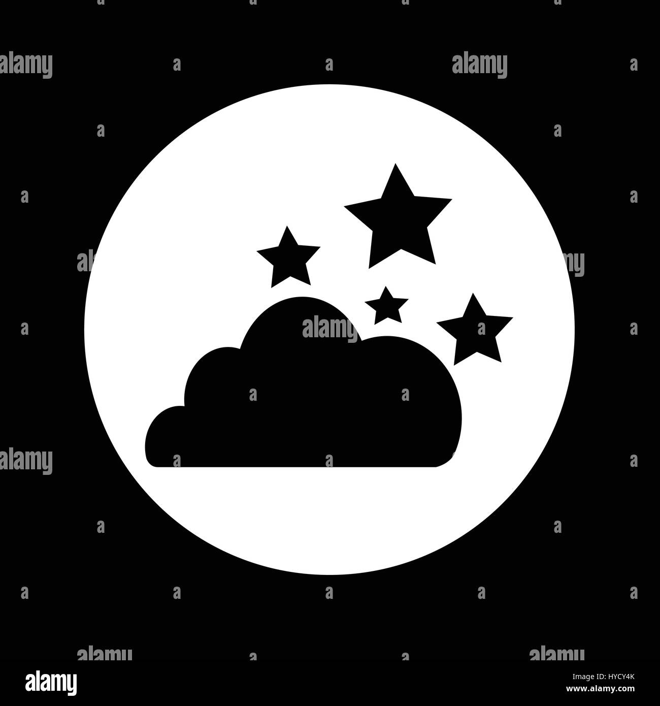 cloud star icon illustration design Stock Vector Image & Art - Alamy