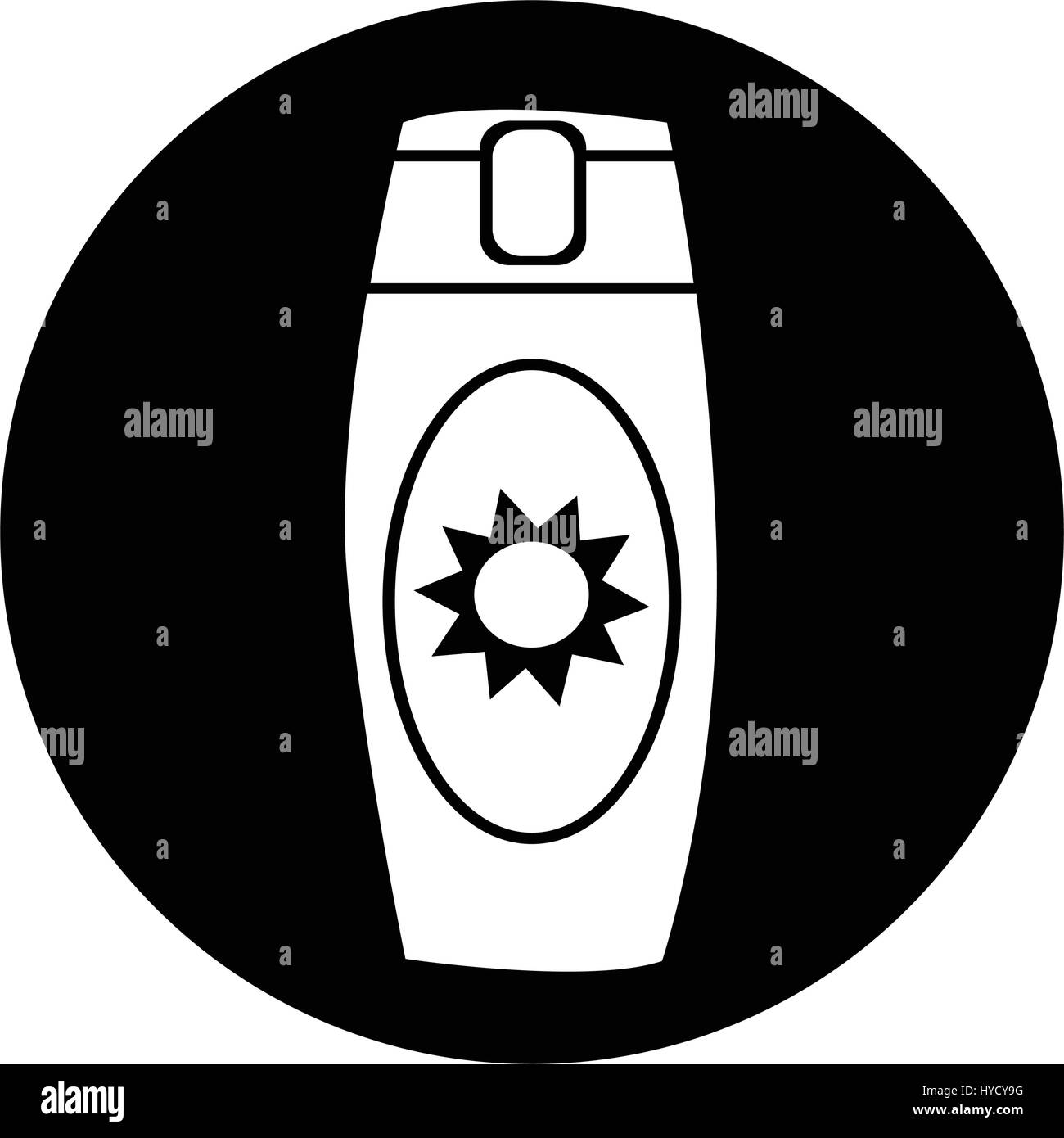 Sun Cream Icon illustration design Stock Vector