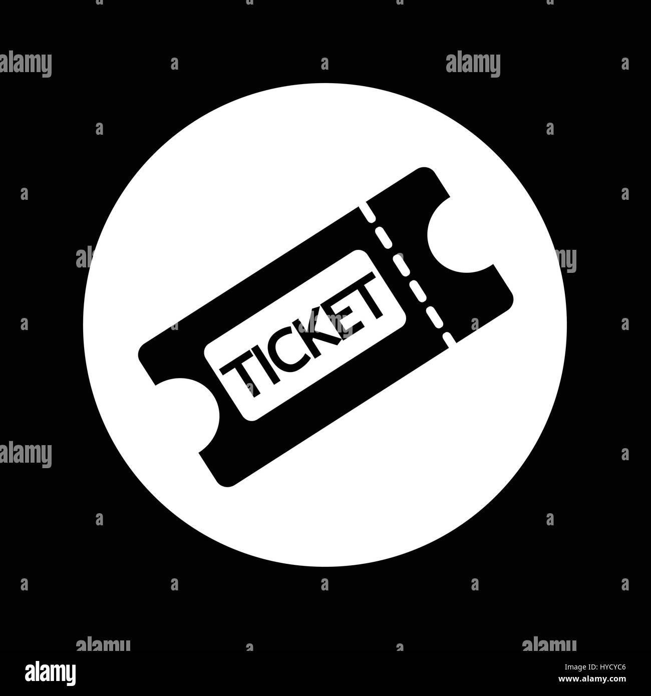 ticket icon illustration design Stock Vector Image & Art - Alamy