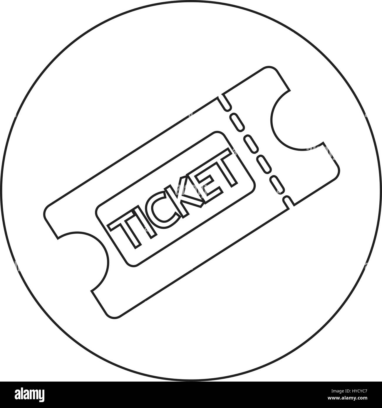 ticket icon illustration design Stock Vector Image & Art - Alamy