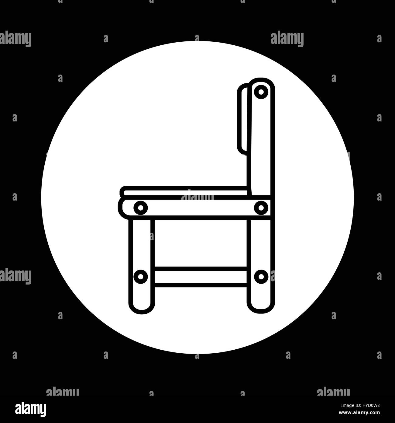 Chair Furniture Icon Stock Vector Image & Art - Alamy
