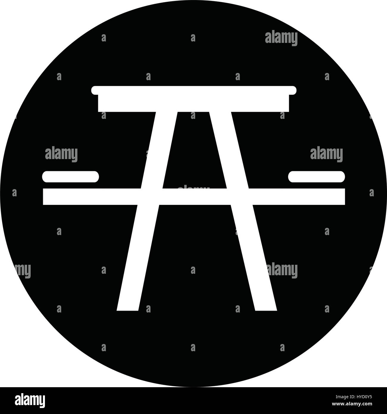 Camping in spring on Stock Vector Images - Alamy