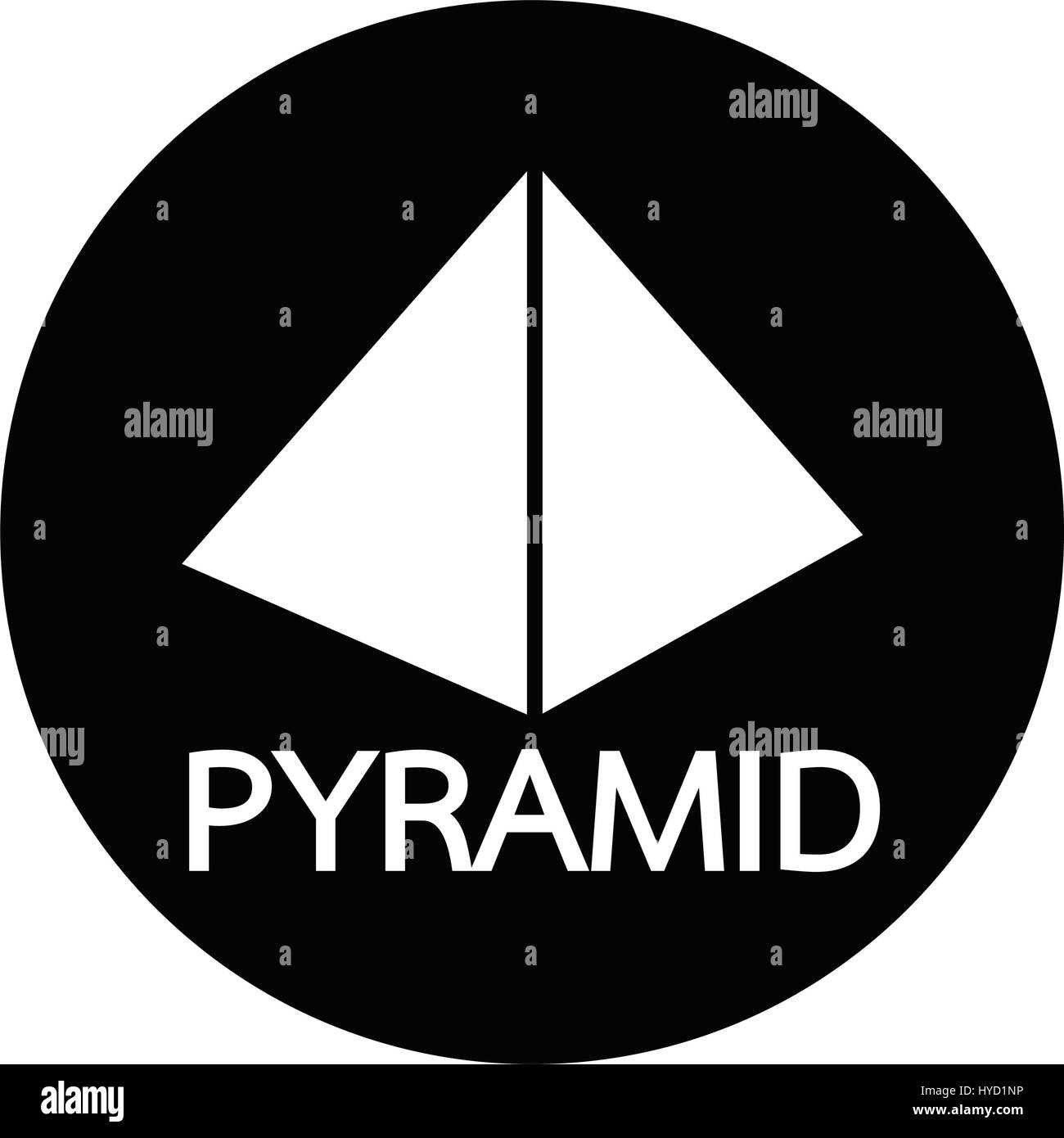 Pyramid icon Stock Vector Image & Art - Alamy