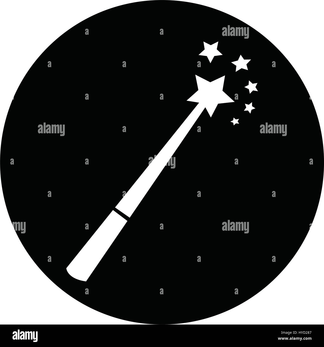 Magic Wand Icon Stock Vector Image & Art - Alamy