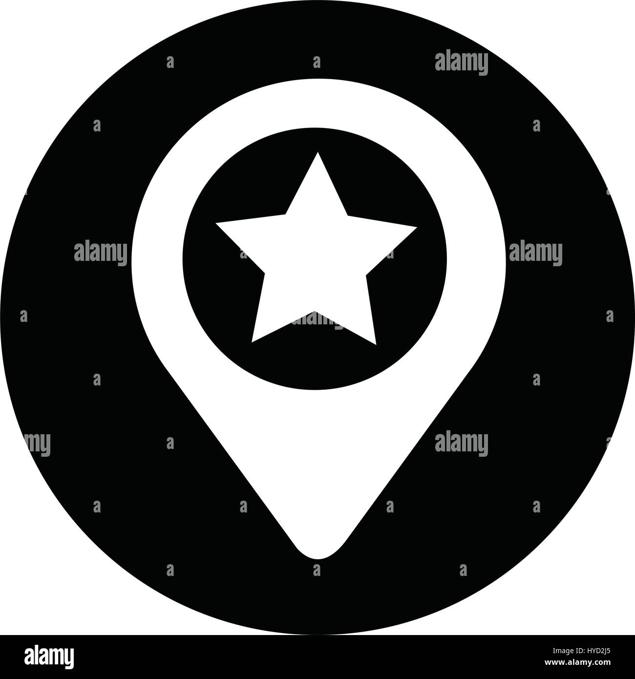 Map pointer icon Stock Vector Image & Art - Alamy