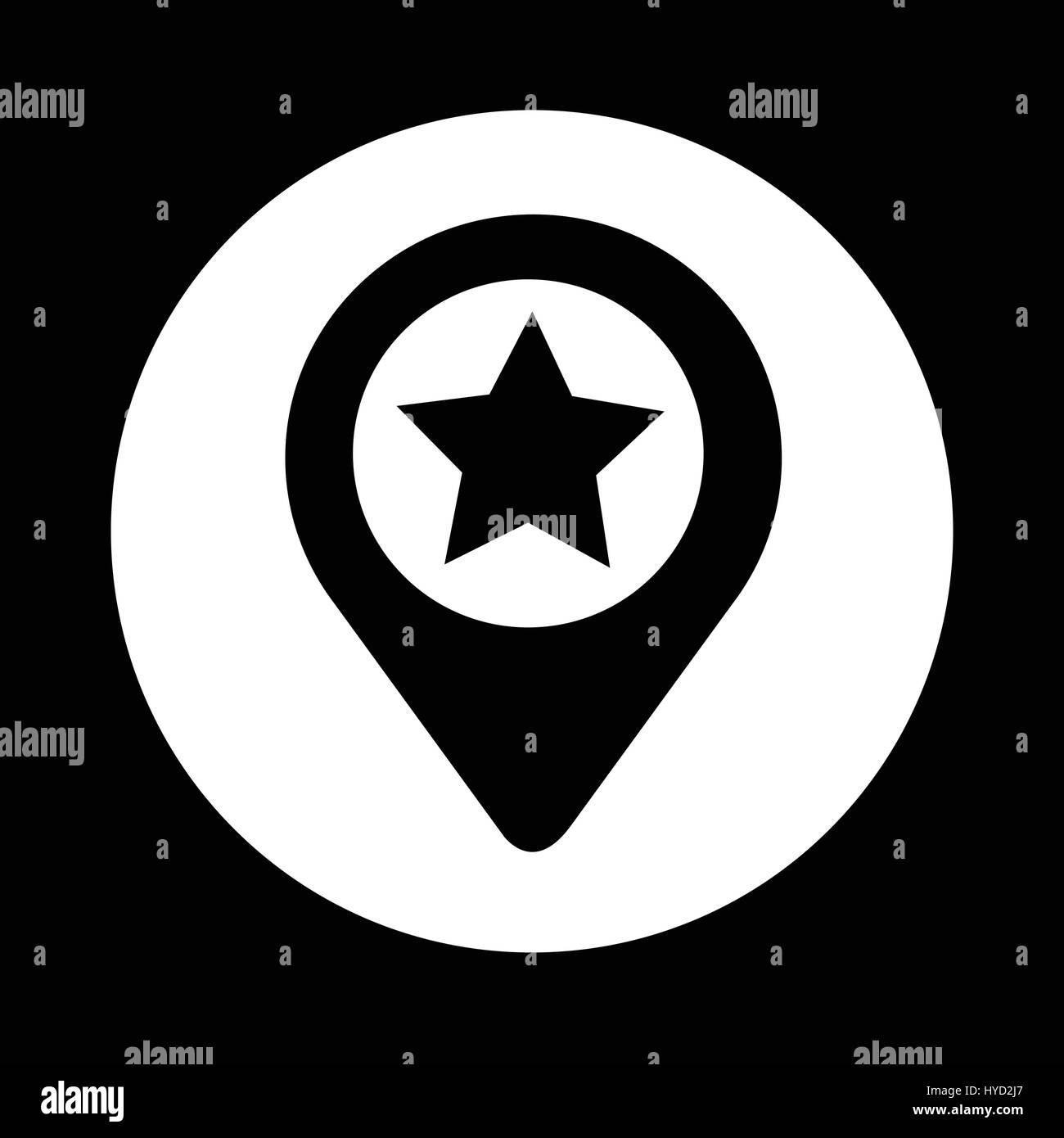 Map pointer icon Stock Vector Image & Art - Alamy