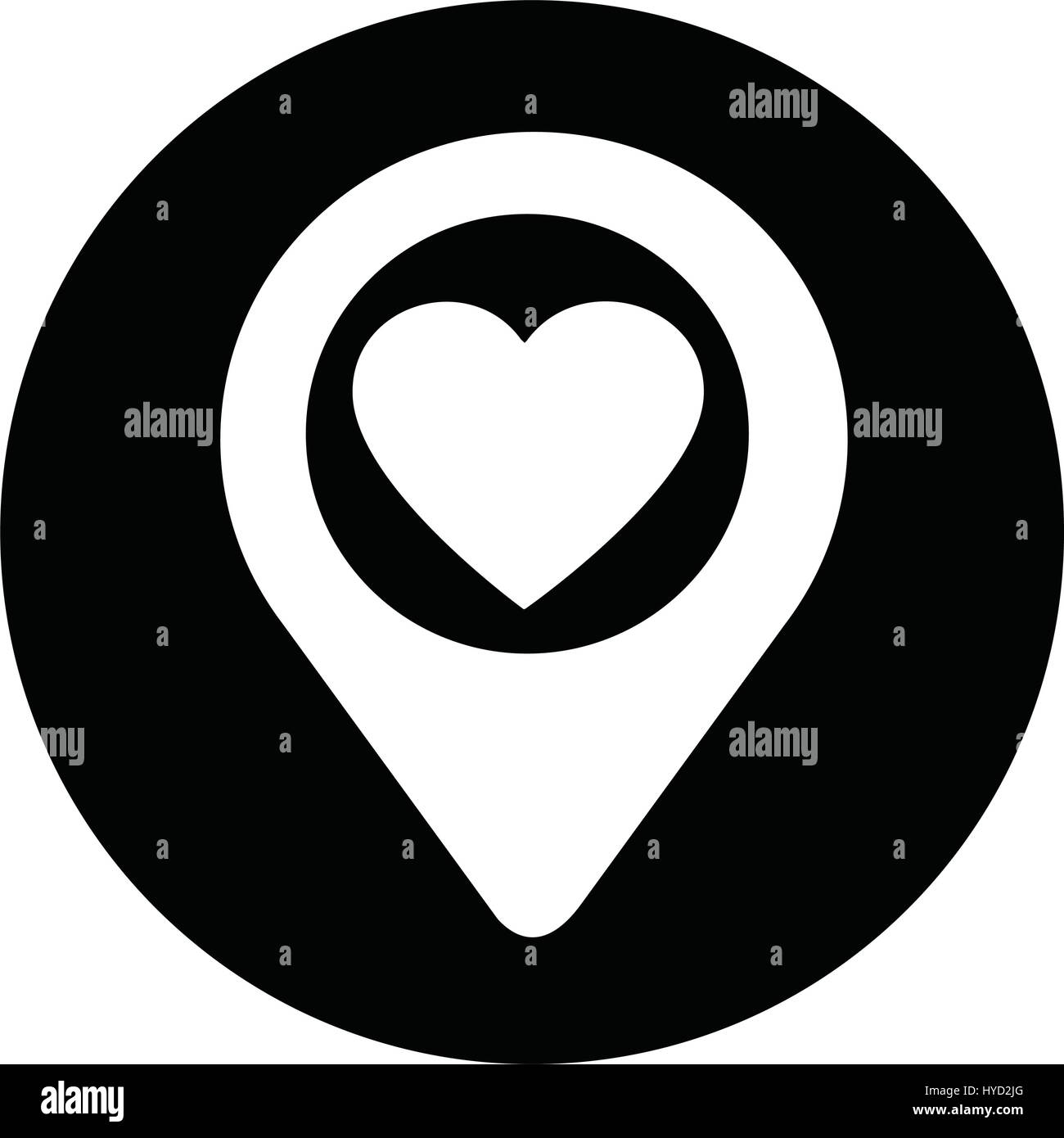Map pointer icon Stock Vector Image & Art - Alamy