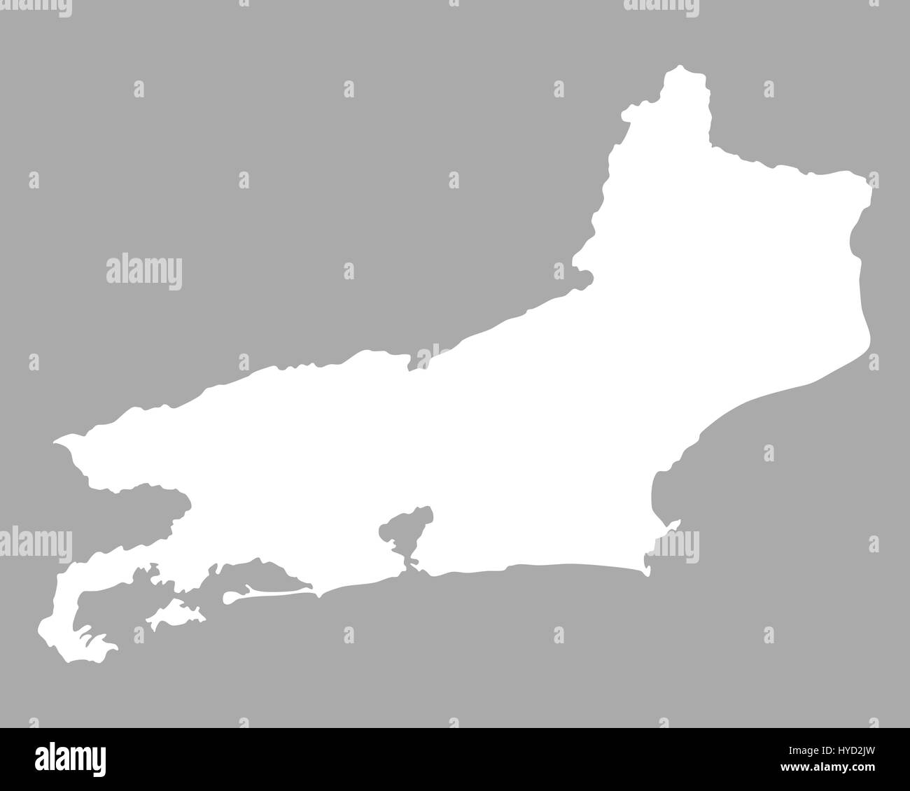 Map of Rio de Janeiro Stock Photo Alamy